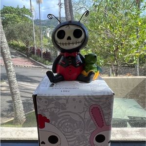 Furrybones Dots Skeleton Dressed in Ladybug Costume Figurine Lady Bug
